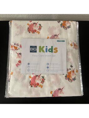 Girls Unicorn The Big One Twin Easy -Care Sheet Set